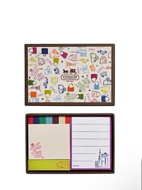 Coach Multicolor Legacy Stationary Set